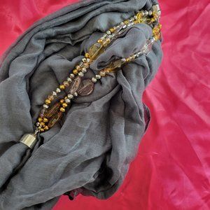 Sassy Jones Malia Turban Wrap - Mixed Metal New